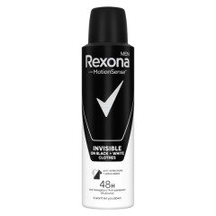 REXONA MEN Deodorant Invisible on B+W clothes meestele 150ml 150ml