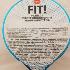 TERE FIT Vanilje proteiinikohupiim magusainetega 150g
