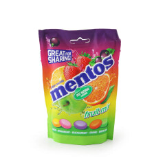 MENTOS MENTOS Bag Fruit Mix 160 g /Saldainiai 160g