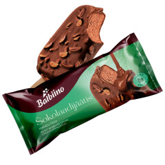 BALBIINO Chocolate ice cream with Belgian chocolate glaze and almond pieces 0,076kg