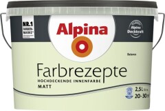 ALPINA Vesidispersioonvärv sisetöödeks Alpina Farbrezepte 2.5L roheline 2,5l