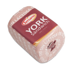 SERRANO Cooked ham YORK sandwich SERRANO sliced, 12x500g 500g