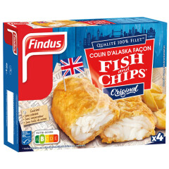 FINDUS Mint Fillet Fish & Chips 400g