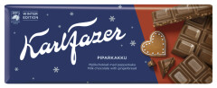 KARL FAZER Winter Edition pimašokolaad piparkoogitükkidega 200g