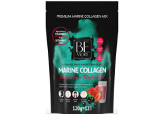 BE MORE Marine collagen strawberry-blackcurrant 120g