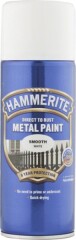 HAMMER Purškiami dažai HAMMERITE SMOOTH FINISH, baltos sp., 400 ml 400ml