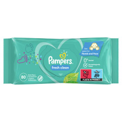 PAMPERS Serv. Pampers Fresh Clean, 80 vnt. 80pcs