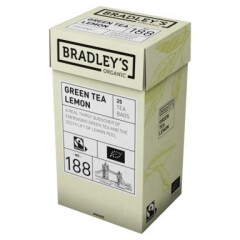 BRADLEY'S Organic Roheline tee Lemon 25x1,75g (ümbrik) 44g