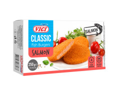 VICI Breaded mass burgers with salmon 0,25kg