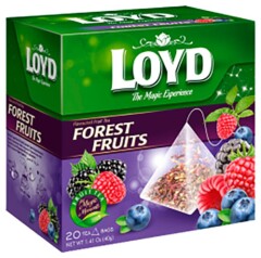 LOYD Flavour.fruit Forest Fruits PÜRAMIID 20pcs