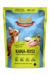 HAU HAU CHAMPION Väikesed koera täistoit kanaga 1,5kg