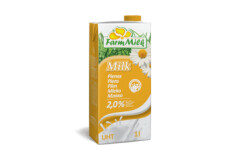 FARM MILK Uat pienas farm milk, 2% rieb. 1l