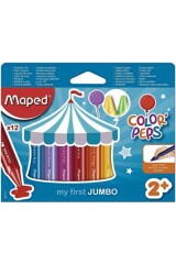 JUMBO Vaškinės kreidelės colorpeps my first 1pcs