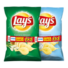 LAY'S kartulikrõpsud  sibul+ hapukoore 300g