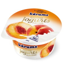 KARUMS Sweet cream yog. with peaches 150g