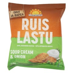 LINKOSUO Rudzu čipsi LINKOSUO krēj. sīpolu 150g