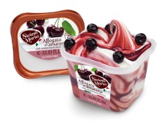 ITAALIA Vaniila ice cream with cherries 1L/500g 0,5kg