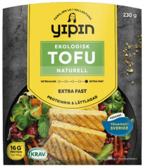 YIPIN Tofu Natural Extra Firm Organic 230g