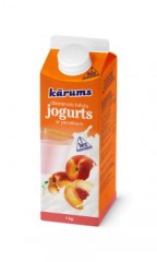 KARUMS Bifido drinking yog. with peaches 1,1kg