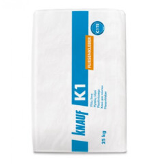 KNAUF Plytelių klijai KNAUF K1, vidaus darbams, 25 kg 25kg