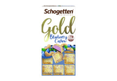 SCHOGETTEN Gold šokolāde Blueberry Cashew 100g