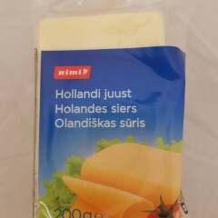 RIMI Olandiškas sūris RIMI, 45% riebumo, 200g 200g