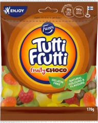 TUTTI FRUTTI Fruity Choco želejkonf. 170g