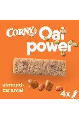 CORNY Vahepalabatoon Oat Power almond-caramel 4tk 140g