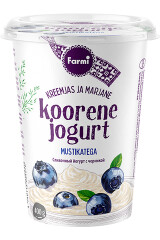 FARMI Koorene jogurt mustikatükkidega 4% 400g