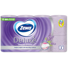 ZEWA TUALETTPABER DELUXE LAVENDER 8pcs