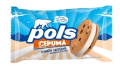 POLS Saldējums plombīra, ar cepumu ( ar šokolādes gabaliņiem) 75g