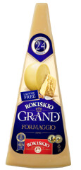 ROKIŠKIO GRAND Sūris kietas "ROKIŠKIO GRAND", 37 % rieb. s.m., 180 g, 24 mėn. 180g