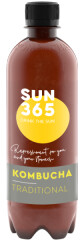 SUN365 Organic naturally carbonated soft drink "SUN365 KOMBUCHA TRADITIONAL", 0,5l 500ml