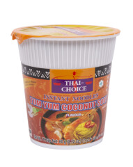 THAI CHOICE Makaronai TOM YUM su kokosų pienu, indel 60g