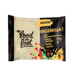 FOOD ON FOOT Quesadilla MEXICAN with Baked Chicken, Beans and Cheese (chilled) 245g