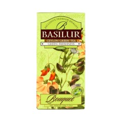 BASILUR Roheline purutee Bouquet Green Freshness 100g