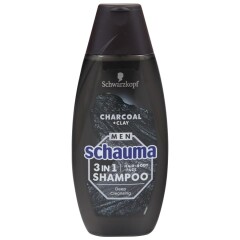 SCHAUMA Shampoon Men charcoal 3in1 400ml