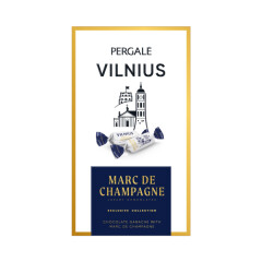 PERGALĖ PERGALĖ Vilnius Marc de Champagne 140 g /Saldainiai 140g