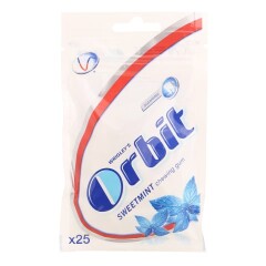 ORBIT suhkruvaba mündimaitseline närimiskumm magusainetega pudelis 35g