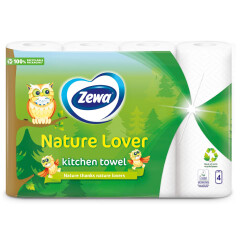 ZEWA Papīra dvieļi Natura Lover 4pcs