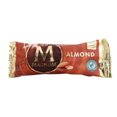 MAGNUM Vaniliniai ledai magnum almond su pien. šok. ir migd. glaistu 86g