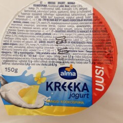ALMA Kreeka jogurt mango-kookospiima 150g