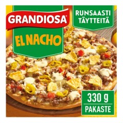 GRANDIOSA Šaldyta pica su jautiena ir traškučius 330g