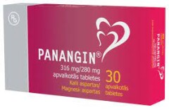 PANANGIN Panangin 316mg/280mg plėv.deng.tab. N30 (Gedeon Richter) 30pcs