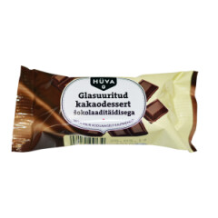 HÜVA Glasuuritud kakaodessert šokolaadiga 0,038kg