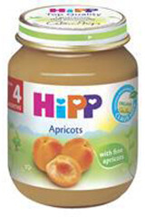 HIPP Ekolog.abrikosų tyrelė HIPP,4 mėn.,125 g 125g