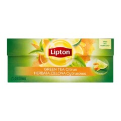 LIPTON Roheline tee Tsitrus 25x1.3g 32,5g