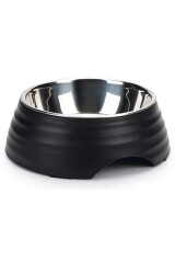 BEEZTEEZ Melamine bowl for dogs, black 350ml