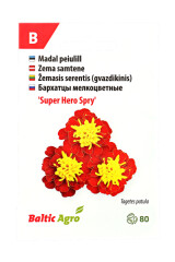 BALTIC AGRO Marigold 'Super Hero Spry' 80 seeds 1pcs
