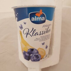 ALMA Jogurt mustika-banaani 380g